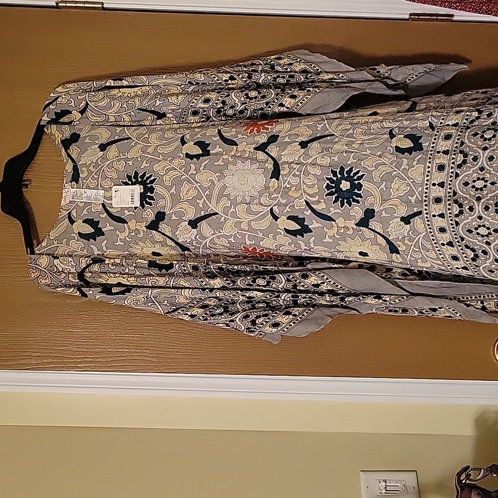 Floral Patterned Women's Kaftan